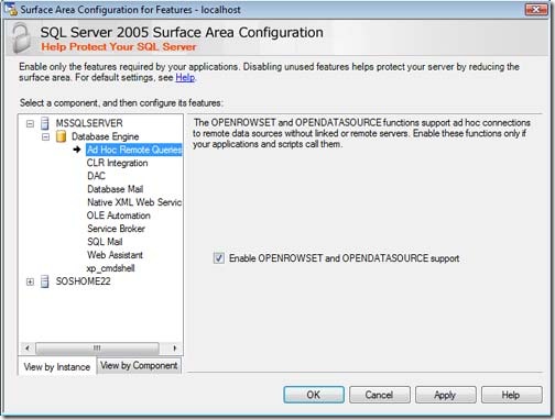 SQL-Openrowset-enabled